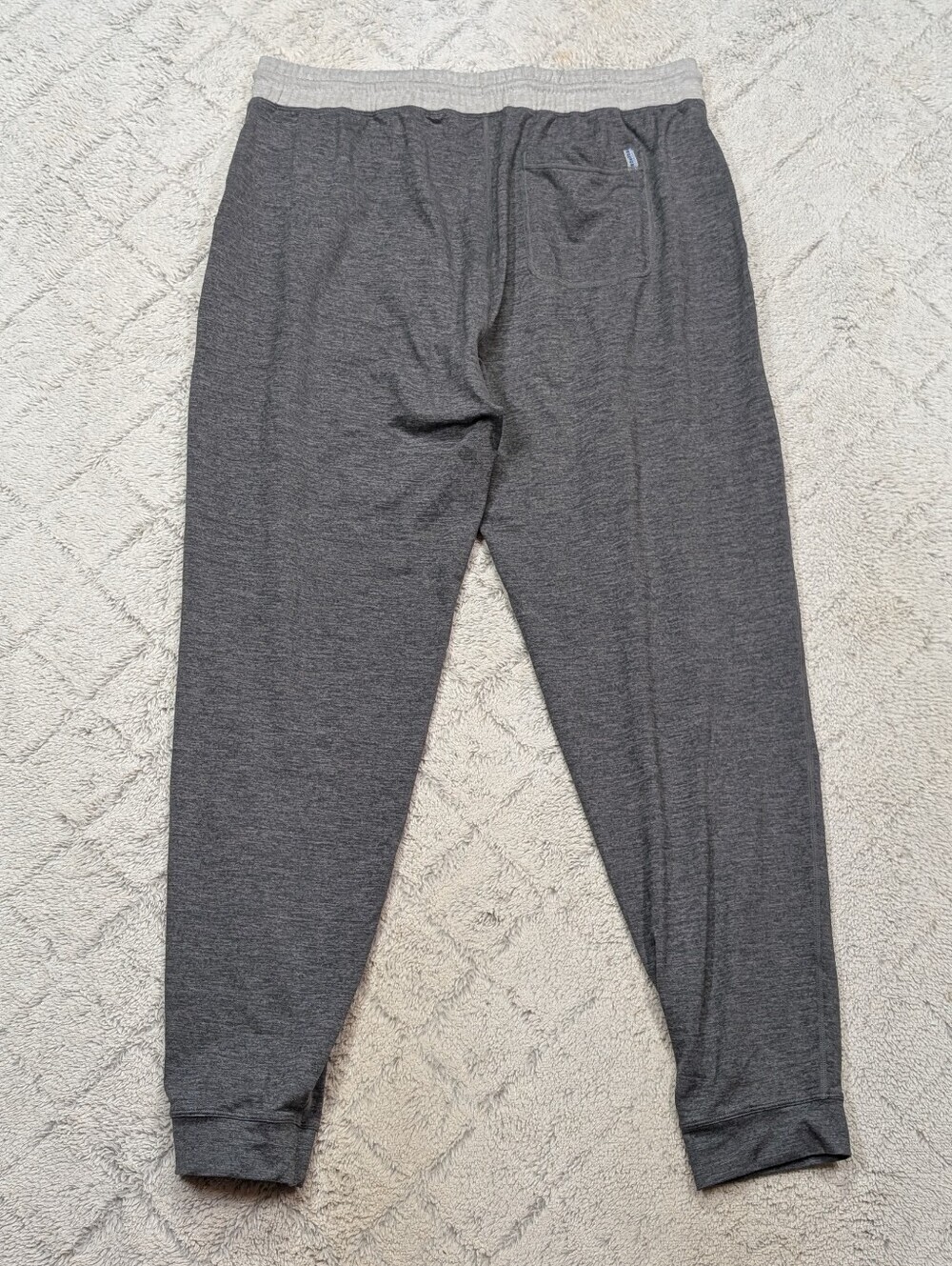 Marine Layer Joggers Mens L Gray Heathered Sport Athleisure Soft Stretch - Picture 7 of 7